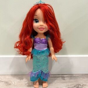 My First Disney Princess Doll Ariel Little Mermaid Jakks Pacific 14” Plastic Toy